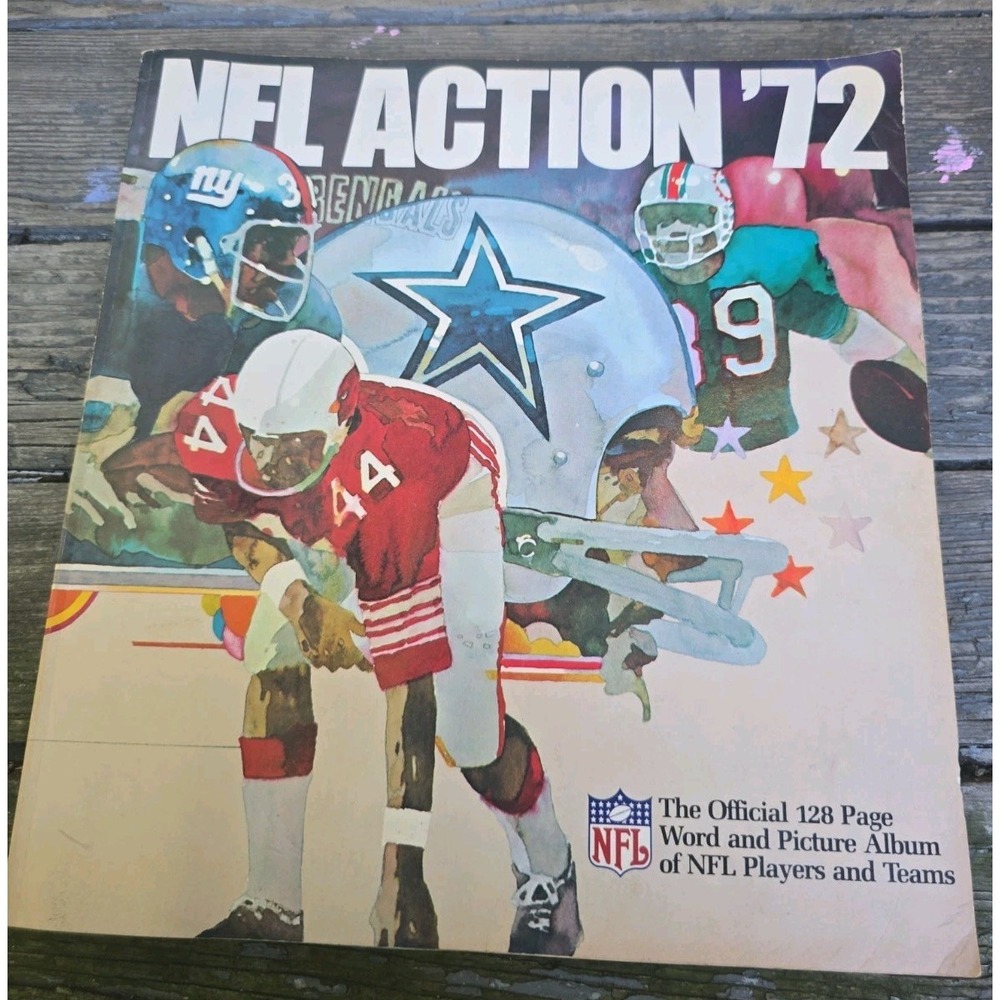 NFL Action '72 Sunoco Sticker Album Complete Set card football ny giants jets